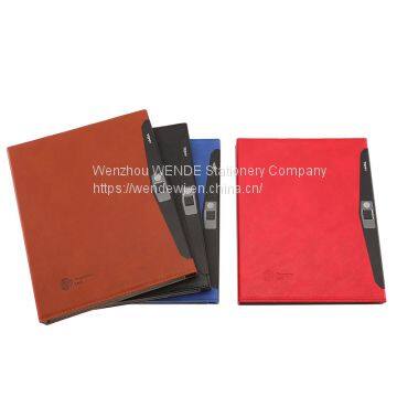 High Tech 80 Sheets Multi-function B5 Fingerprint Protected fingerprint lock notebook