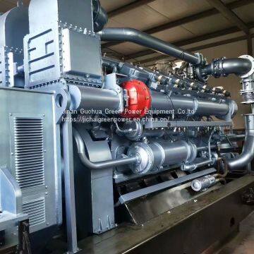 shengdong brand 700KW natural gas generator 700GF1-PT 10W12V190ZL shengli oilfield shengli power machinery