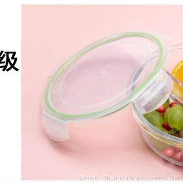 Borosilicate Glass Food Container With Divider/Food Storage Jar/ Micro Wave Safe Meal Container photo-4