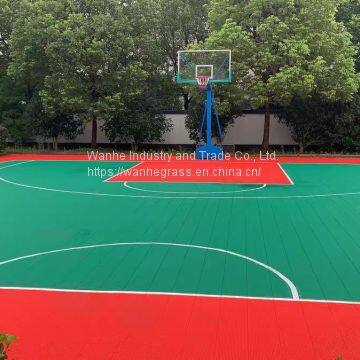 Wanhe Factory Badminton Court Mat Interlocking Floorings photo-5