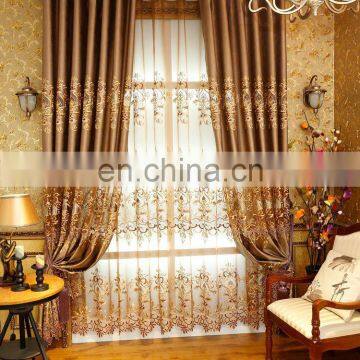 Europe Type Embroider Window Hollow Carved Aureate Embroidered Curtains photo-4