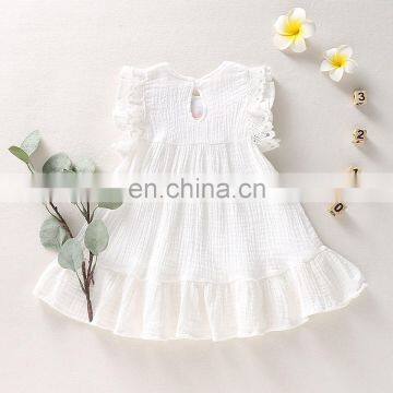 Summer Dress Girl Dress Lace Embroidery Baby Dress photo-4