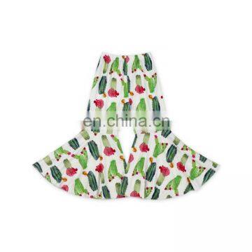 Short Sleeve Sequin Pineapple White Raglan Top and Pineapple Printed Bell Bottoms Wholesale Girl Boutique Clothing Set photo-4