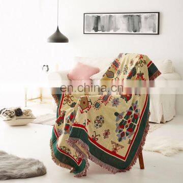 RAWHOUSE Amazon Hot Sale Cheap Woven Bohemian Blankets Aztec Throw Geometric Rug Sofa Cover Beach Blankets photo-6