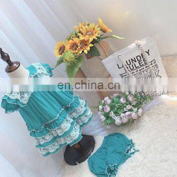 Spanish Lolita princess dress baby girl clothes Lace Stitching Sweet cute dress for girls birthday Easter dress vestidos