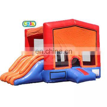 orange combo inflatable jumper bouncer jumping bouncy castle bounce house with slide