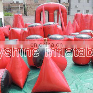 CS Game Archery Equipment PVC Inflatable Wall Lasertag Speed Ball Bunkers Set Air Soft Paintball Obstacle Bunker For Sale photo-3
