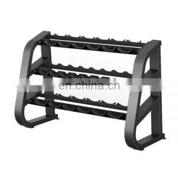 New design Fitness Gym Equipment Three Layer dumbbell rack