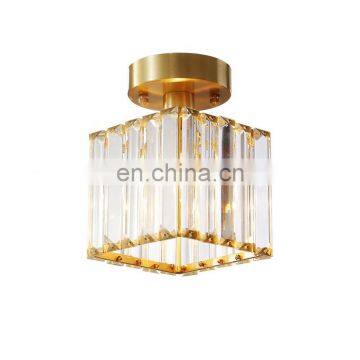 Modern interior ceiling lights fixtures decorative crystal led ceiling suspended light