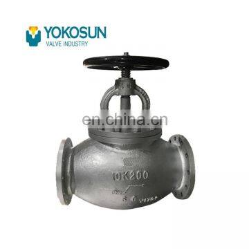 Hot Selling Product Low Price Cast Steel Stainless Steel Pneumatic Waste Valve Steam 5K Globe Valve