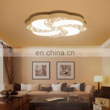 Factory hot sales romantic warm living room LED ceiling lamp lights bedroom modern simple restaurant lights