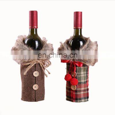 Amazon hot sale Christmas Wine Bottle Cover Bags