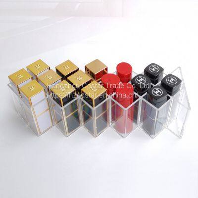 Fish Shape Clear Lipstick Organizer Tower, Lip Gloss Storage Holder Stand for 16 Lip Sticks, Perfect for Makeup Cosmetic Vanity and Dresser Display photo-3