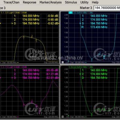 UIY RF Components 4 Ports 150W 148-174MHz N-F Dual Junction Coaxial Circulator photo-3
