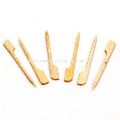 A grade disposable cheap bamboo BBQ paddle sticks paddle teppo beef skewer beef marker