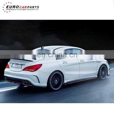 CLA-CLASS W117 CLA45 for RZ style front lip side skirtd rear diffuser rear spoiler front bumper canard 2014~2016 year