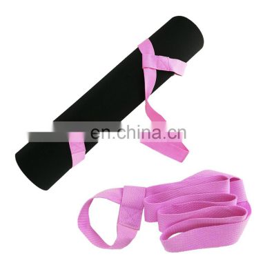 High Quality Yoga Training Belt Mat Strap Belt For Yoga Adjustable Sports Sling Shoulder Carry Exercise Stretch Fitness