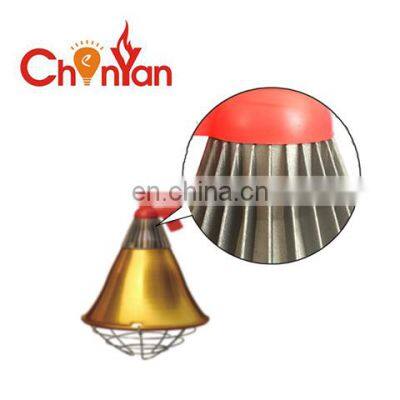 Waterproof ceramic infrared heating bulbs red/white with stainless steel lampshade 120V-220V,175W-375W