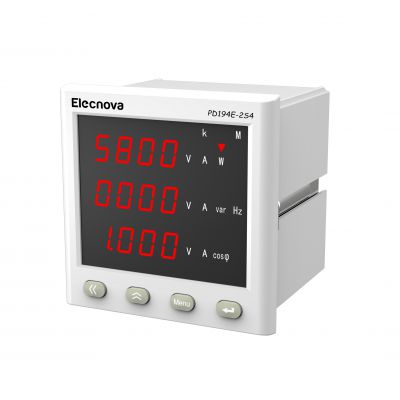 Elecnova PD194E-2S4 120*120mm 3 phase AC digital bi-direction energy electric power meter rs485