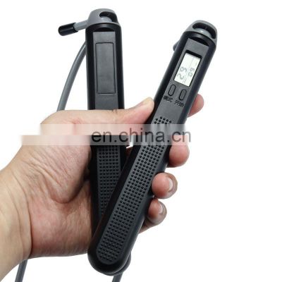 New Design Adjustable Pvc Digital Skipping Ropes Bearing Fitness Speed Weighted counter Jumprope