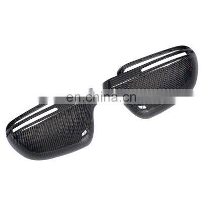 Full Replacement Carbon Fiber Mirror Cap for Audi A4 B8 S4 RS4 08-10