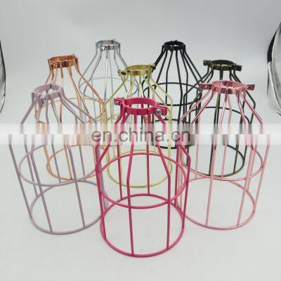 Tonghua Industrial Iron Open Style Bird Cage Edison Bulb Guard for Pendant Lights Lamp Kit