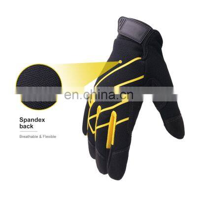 HANDLANDY Durable Vibration Resistant Touch Screen Auto Mechanic Gloves Maintenance Construction Work Gloves