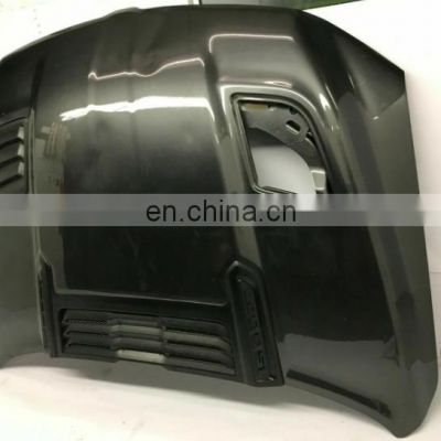 Steel Engine Hood Modified Hood Bonnet Black Engine Protector For Dodge Ram 1500 2019-2020