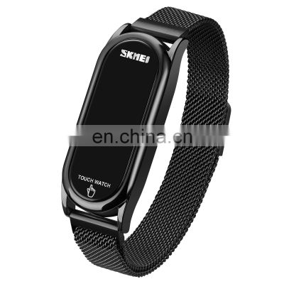 New Arrival Skmei 1697 Minimalist magnet Watches ultra thin Touch Screen Led Digital Watch