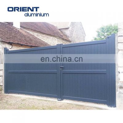 Portail Coulissant  aluminium metal gate for France