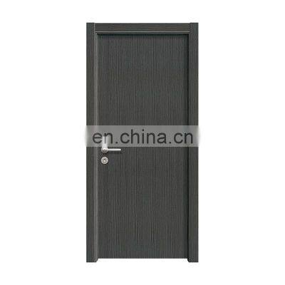 Waterproof WPC PVC MDF Door Design Solid Interior Wooden Doors For Room