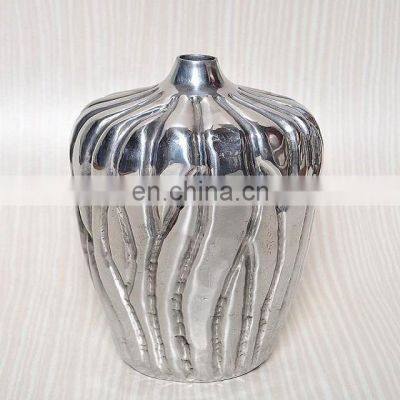 aluminium metal handmade fancy flower pots