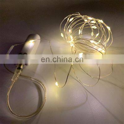 LED rechargeable fairy light 10m indoor wonderful decoration and small light indoor used