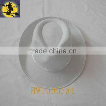 White Hat for Sale Fancy Ball Non-woven Cowboy Hat