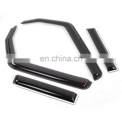 Wind Deflectors JL Window Visor Rain Sun Shield Cover Trim for Wrangler JL Offroad Accessories