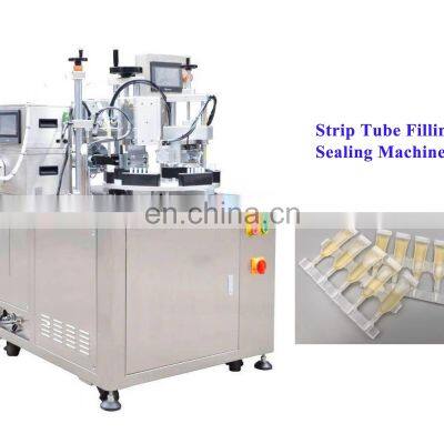 SINOPED semi-automatic strip tubes filling and ultrasonic sealing machine manufacture for one time used Vitamin C