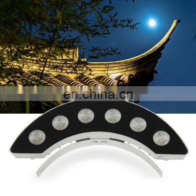 IP65 3W 5W 6W LED Outdoor LED Curve Corrugated Lamp Garden LED Moon Shaped Tile Roof Flood Lamps photo-4