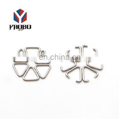 Fashion High Quality split key ring Metal Gold flat stainless steel Jump Rings split ring