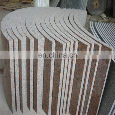Crown Red Granite Marble Hollow Column