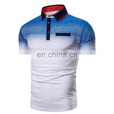 Hand Feel Cotton High Quality Rib Collar Braided CollarPolo Shirt Custom Polo Shirt With Stripe Collar photo-3
