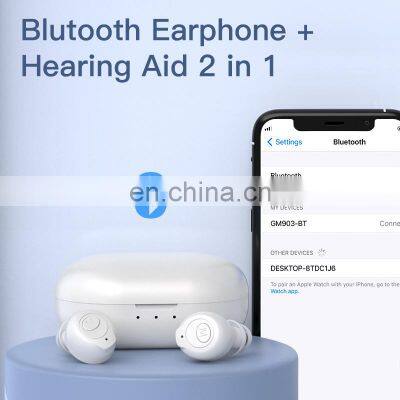 New Arrival Hearing Aid Digital Wireless Blue-tooth Rechargeable Hearing Aids Rechargeable Binaural For Old Man photo-5