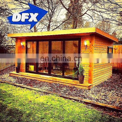 Prefab shipping container house tiny villa foldable flat pack with portable toilet