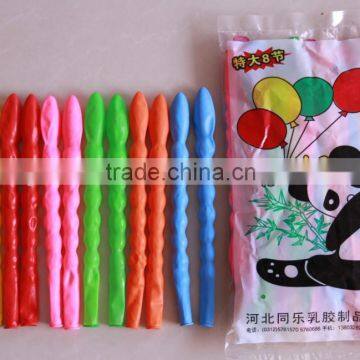 high quality and colorful rubber sectionalized balloon 8 shape