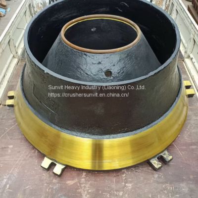 China Foundry Customized Crusher Wear Parts Mantle Concave