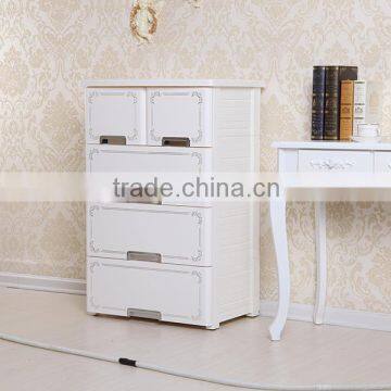 Houseware Colorfur Simple Design 4-Layer Plastic Drawers photo-3