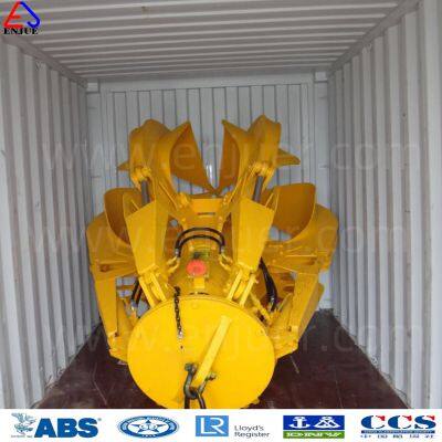 Highest Performance Hydraulic Elevating Cabine Orange Peel Timber Sorting Grab photo-2
