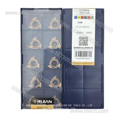 Good Quality External Thread Inserts 22ERN60A RP9125B FOR CNC Lathe photo-2