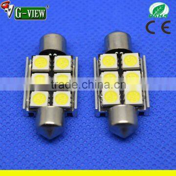 super cheap auto led light c5w 5050 6smd car festoon canbus led 36mm