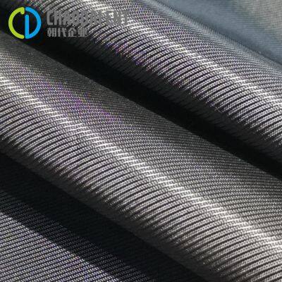 Eco-friendly GRS Woven 75D*150D 3/1 Twill 100%RPET Recycled Polyester Oxford Fabric for Luggage Bags photo-2