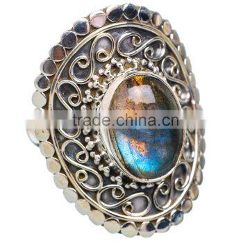 LABRADORITE 925 STERLING SILVER RING ,925 STERLING SILVER JEWELRY WHOLE SALE,JEWELRY EXPORTER